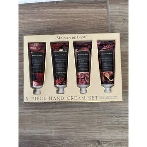 Maison De Base Box Set Of 4‎ Hand Creams 2.5 Fl Oz Each New In Box